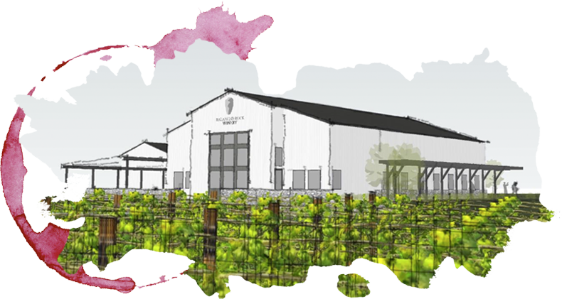 3d Rendering of future winery property